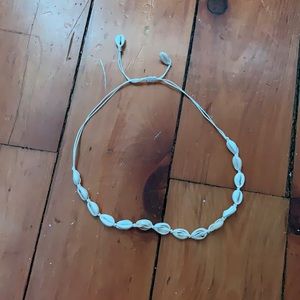 White pooka shell necklace